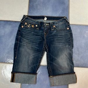 True Religion cuffed Bermuda shorts